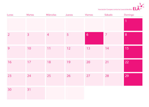 Calendario Solidario ELA pared 2023 - Imagen 2