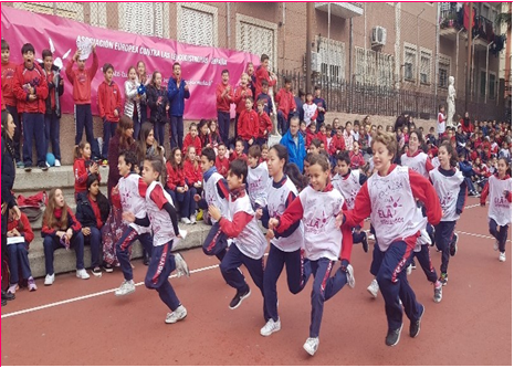 Ponte tus zapatillas en el colegio