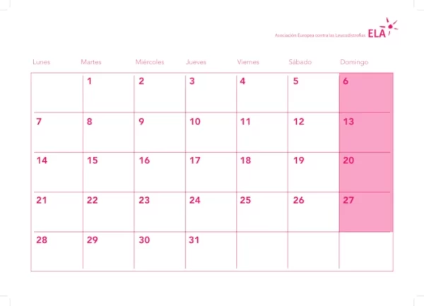 Calendario Solidario ELA 2025 - Imagen 2